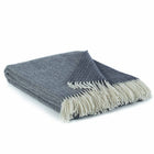 Wool Blanket Sienna Blue Luxury Soft Warmth Premium Throw