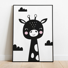 Nursery poster giraffe