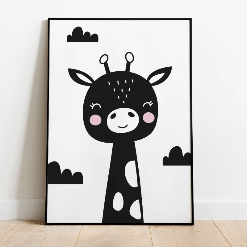 Nursery poster giraffe