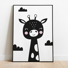 Nursery poster giraffe