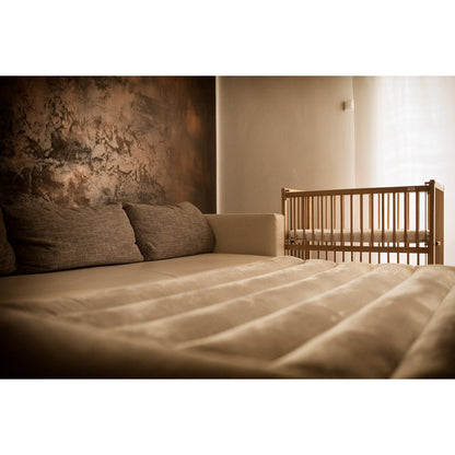 Bijzetbed beuken naturel 40x90 cm