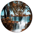 Wall circle waterfall