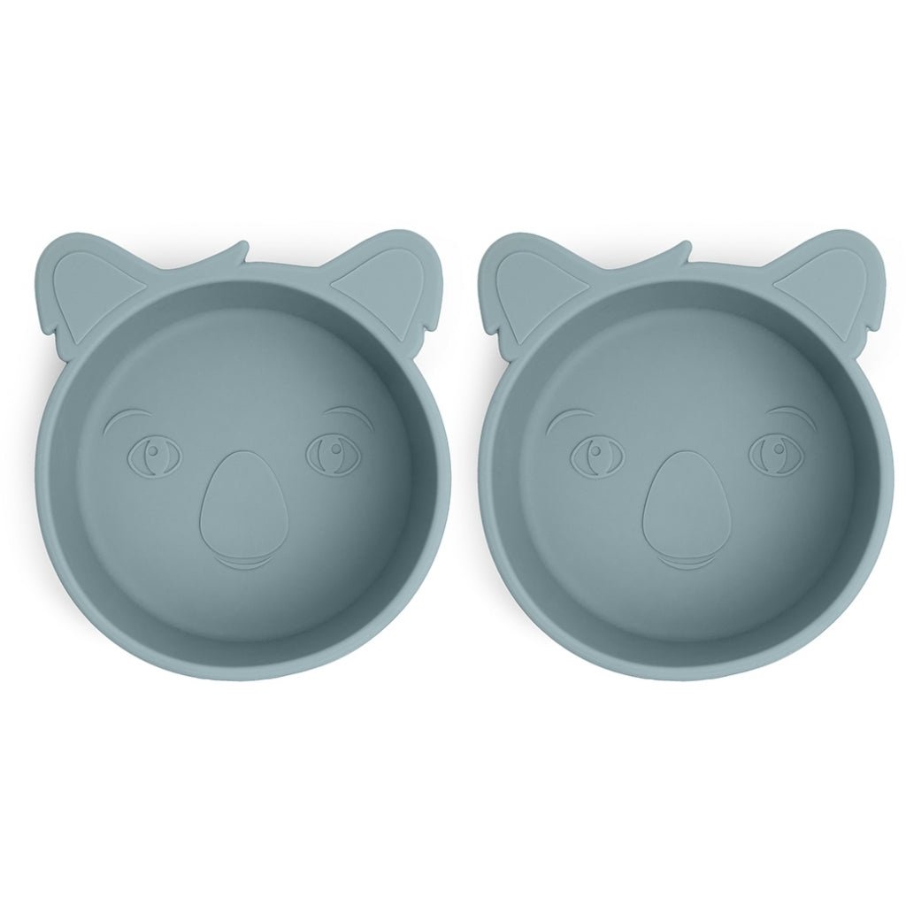 Alex Silicone Deep Plate 2-pack Koala