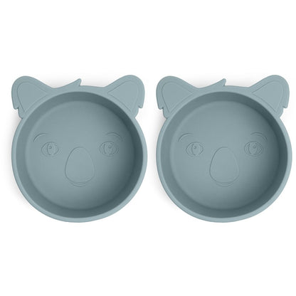 Alex Silicone Deep Plate 2-pack Koala