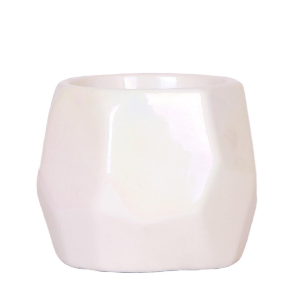Plantenpot steen Ø9 cm travertine
