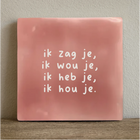 Tegeltje 10x10 cm