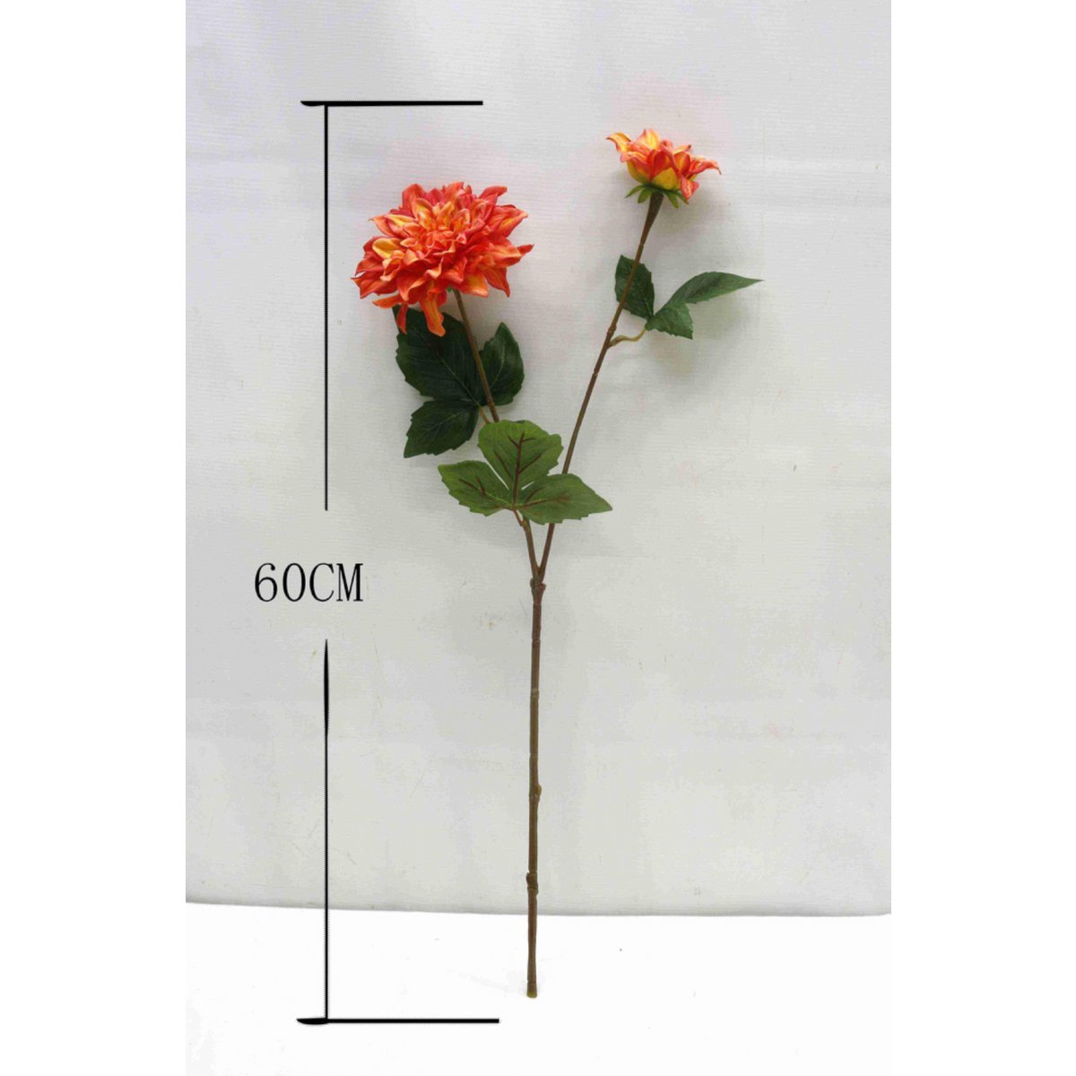Artificial Dahlia (hand touch) 60 cm