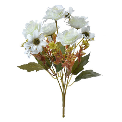 Kunstbloem 29 cm Wit Kunststof