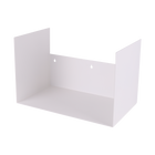 Wandrek wit metaal 60x15x10 cm