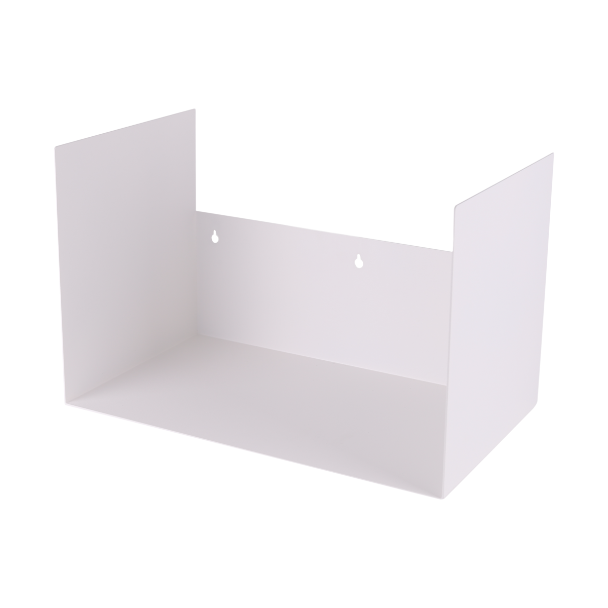 Wandrek wit metaal 60x15x10 cm