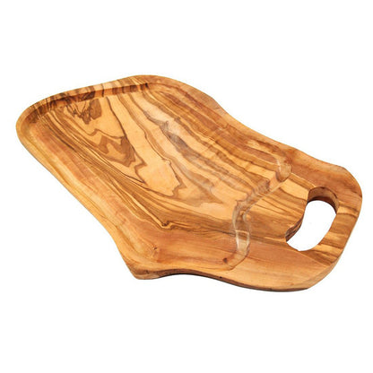 Steakplank olijfhout 40-44 cm sapgroef