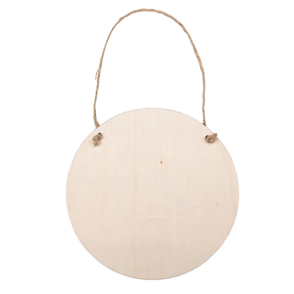 Kersthanger Ø 15x1 cm Beige Hout