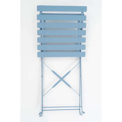 Laurence Bistroset Set Van 3 Metaal Lichtblauw Buiten