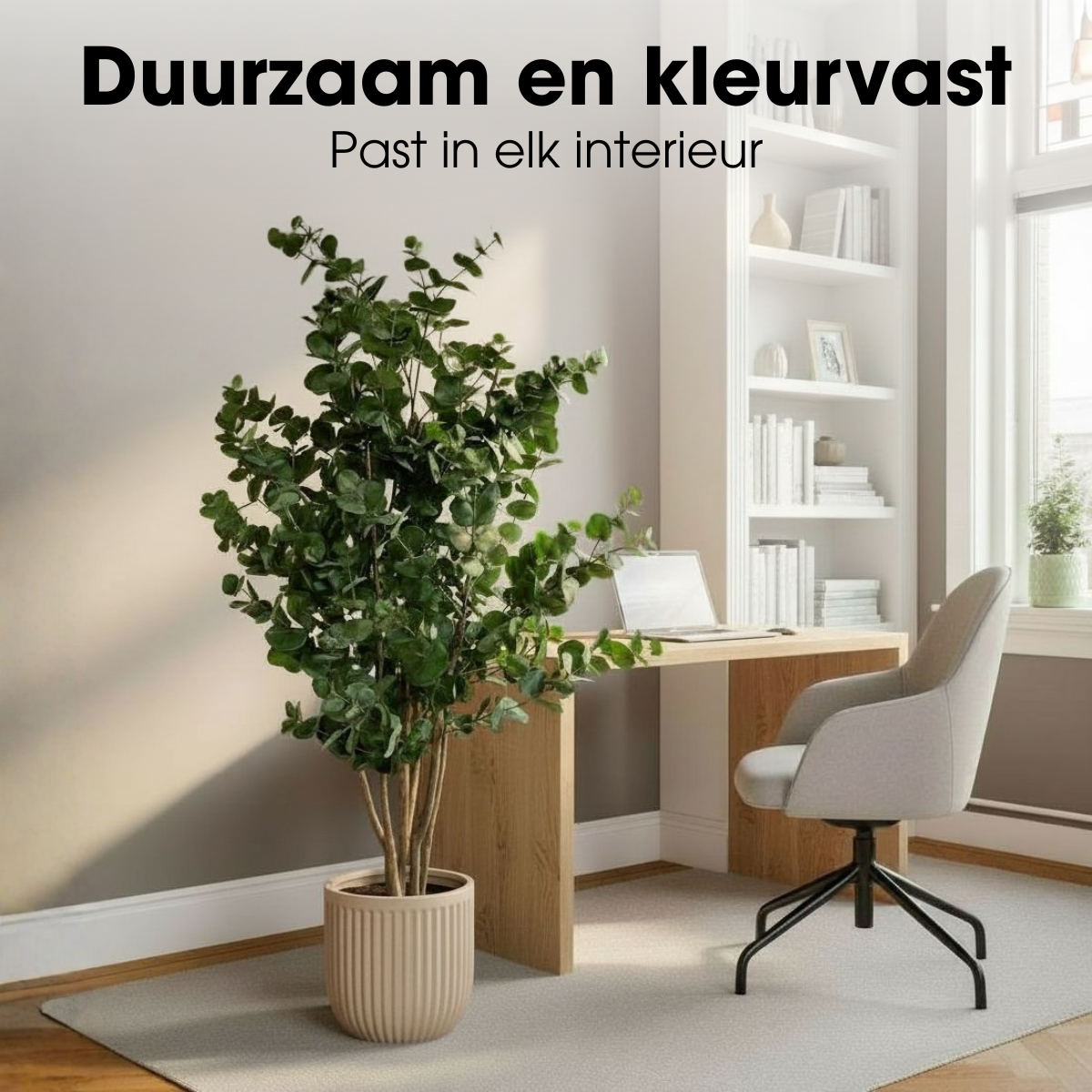 Kunstplant eucalyptusboom 175 cm groen