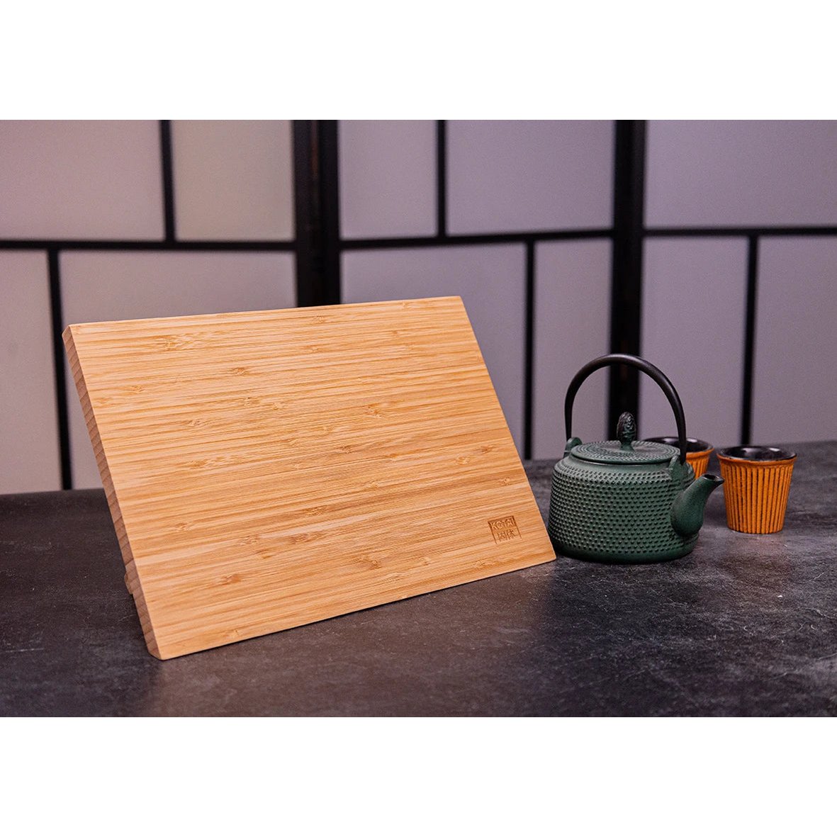 Keukenaccessoires - KOTAI magnetische bamboe messenhouder (opvouwbaar) - 30 x 22 cm