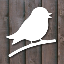 Bird on branch silhouette