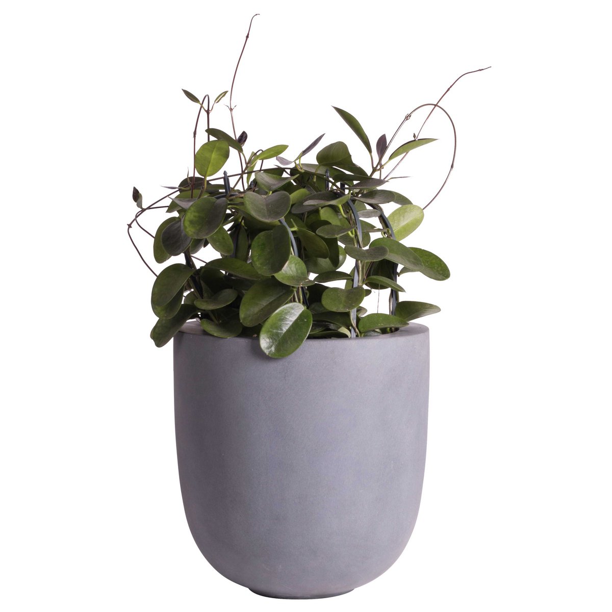 Plantenpot fiberstone 33x35 cm grijs