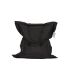 Beanbag 129x149 cm zwart polyurethaan
