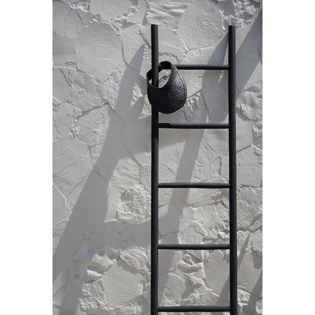 The Tulum Ladder Black 165 Multi-functional Storage System