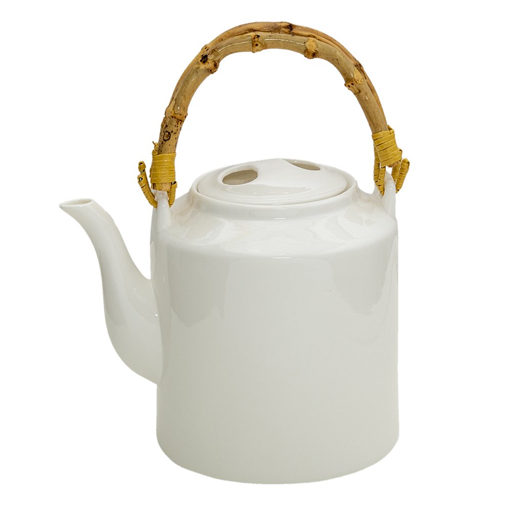 Teapot 1500 ml White Porcelain Teapot