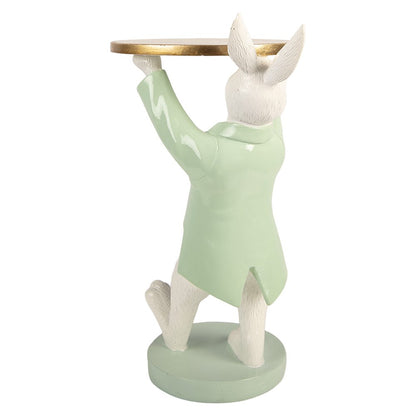 Decoration Figurine Rabbit 19x14x28 cm White Plastic