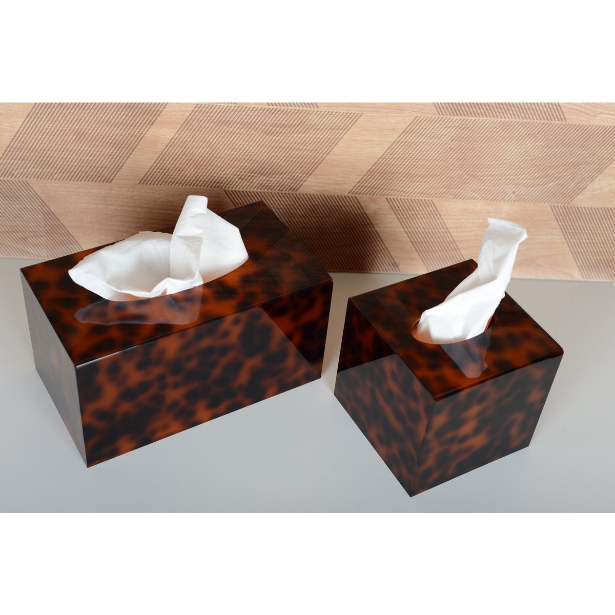 Leopard Square zakdoek 12.6x12.6x12cm
