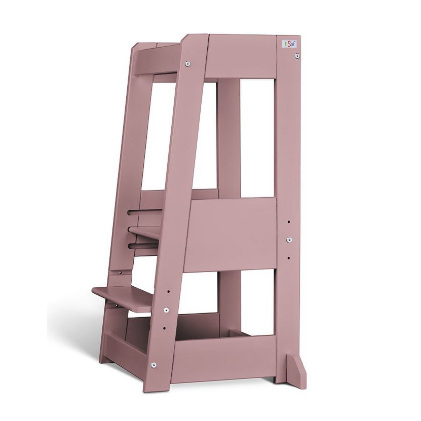 tiSsi® learning tower FELIX beech ORIENTAL ROSE