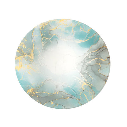 Taartvorm 30 cm blauw glas