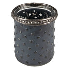 Tealight holder Ø 6x7 cm Grey Glass Tealight holder