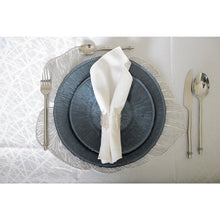 Bladplaat 38.5x32 cm zilver plastic