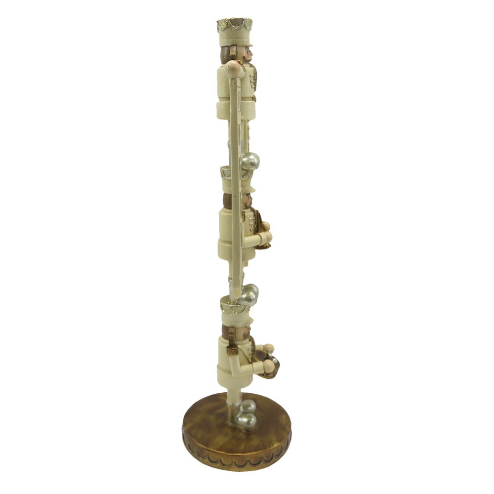 Nutcracker Figure 30 cm Beige Plastic Christmas Decoration