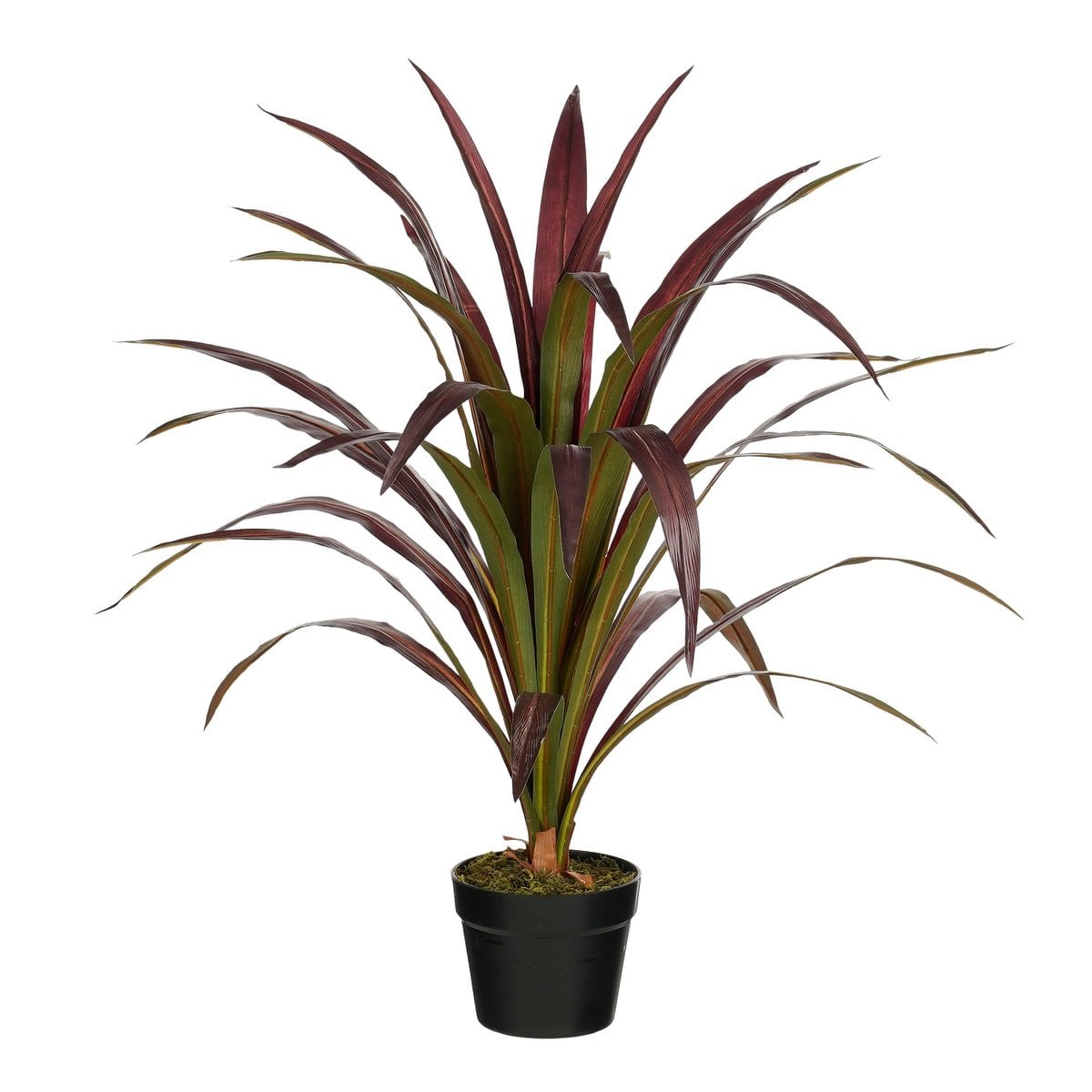 Kunstplant bananenboom 85 cm rood groen