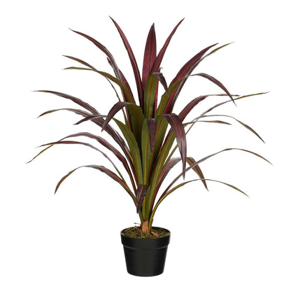 Kunstplant bananenboom 85 cm rood groen