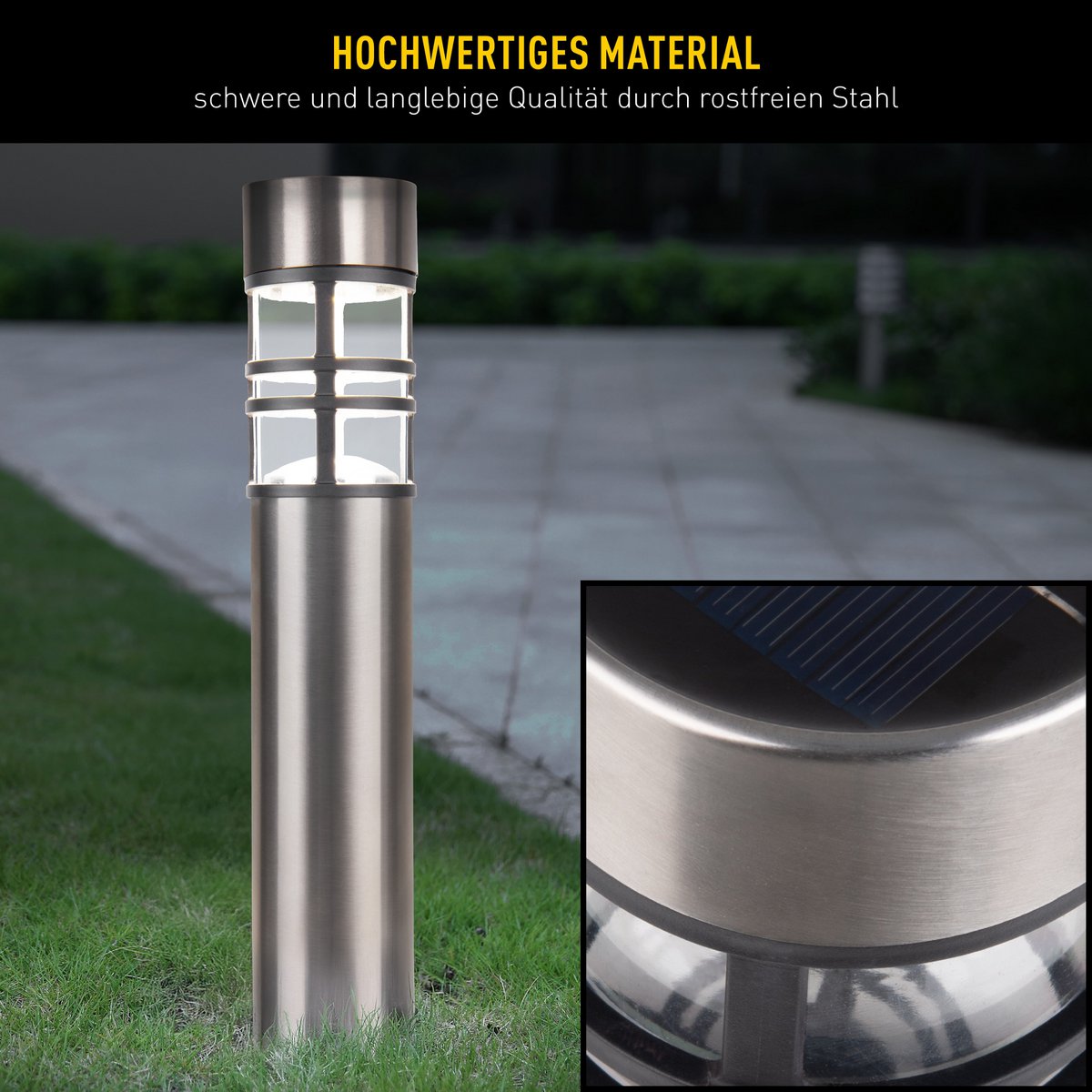 Decoratiespiesen set van 3 metaal kunststof warm wit led