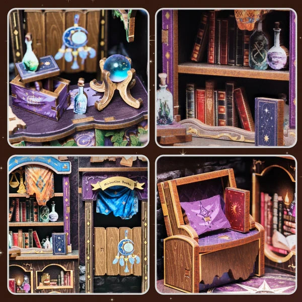 Cutebee, 3D DIY Huisje, The Astrology Bookshop, CWGC202,15,5x16x18cm