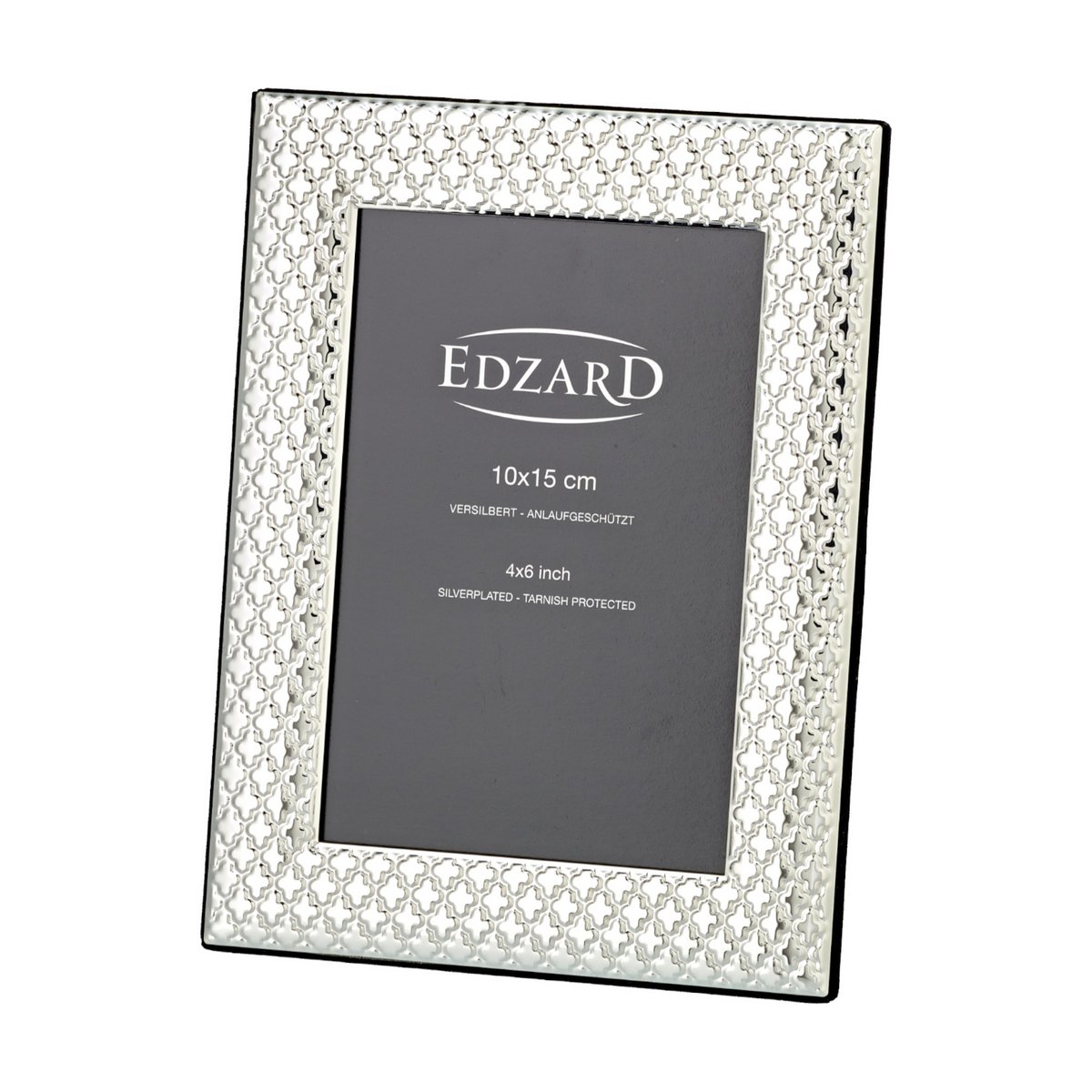 Fotolijst 10x15 cm staal zilver patroon ruggiano