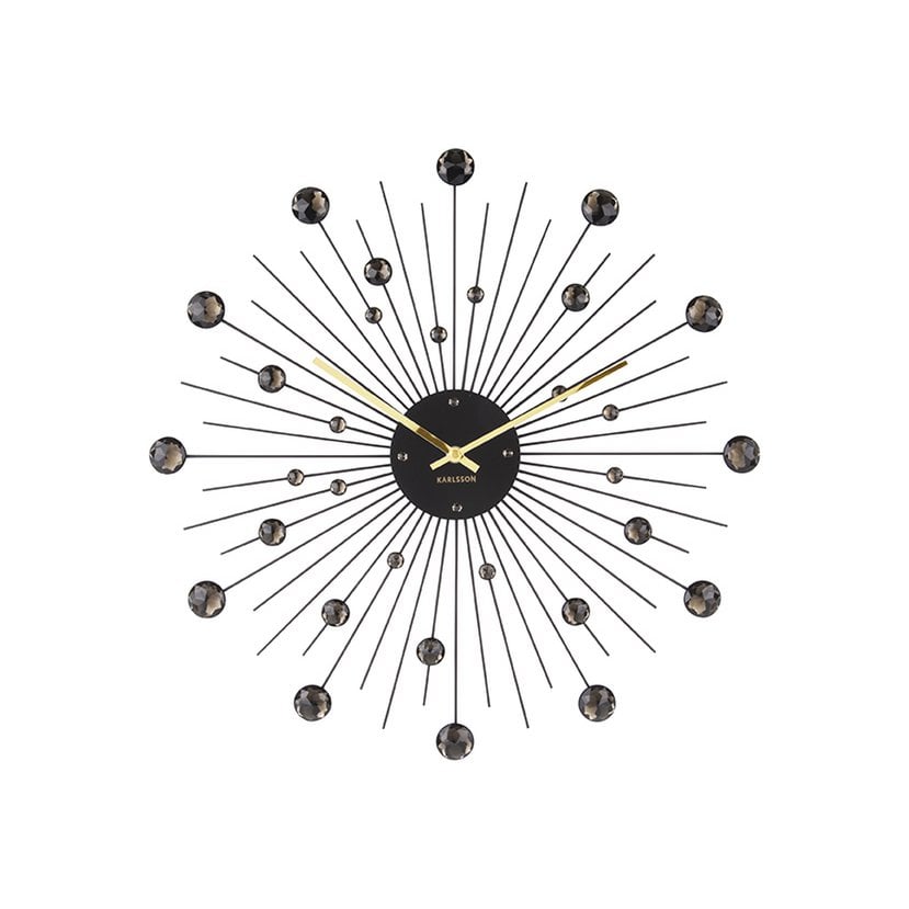 Wall Clock Sunburst Large