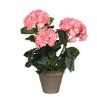 Kunstplant Hydrangea 40x35 cm roze