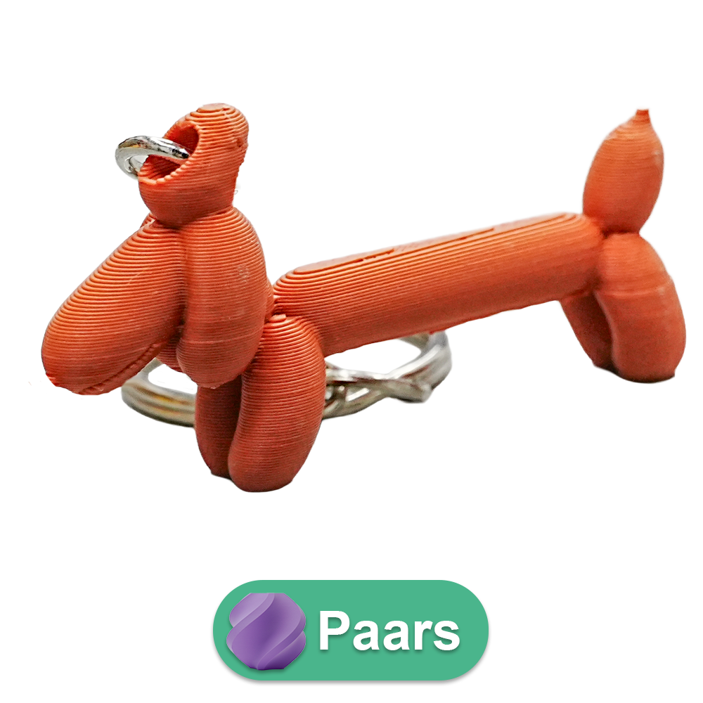 Sleutelhanger Wiener Ballon Hond