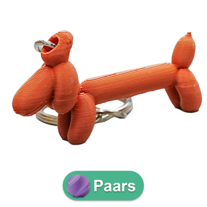 Sleutelhanger Wiener Ballon Hond
