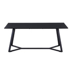 Eettafel 180x90 cm melamine MDF metaal