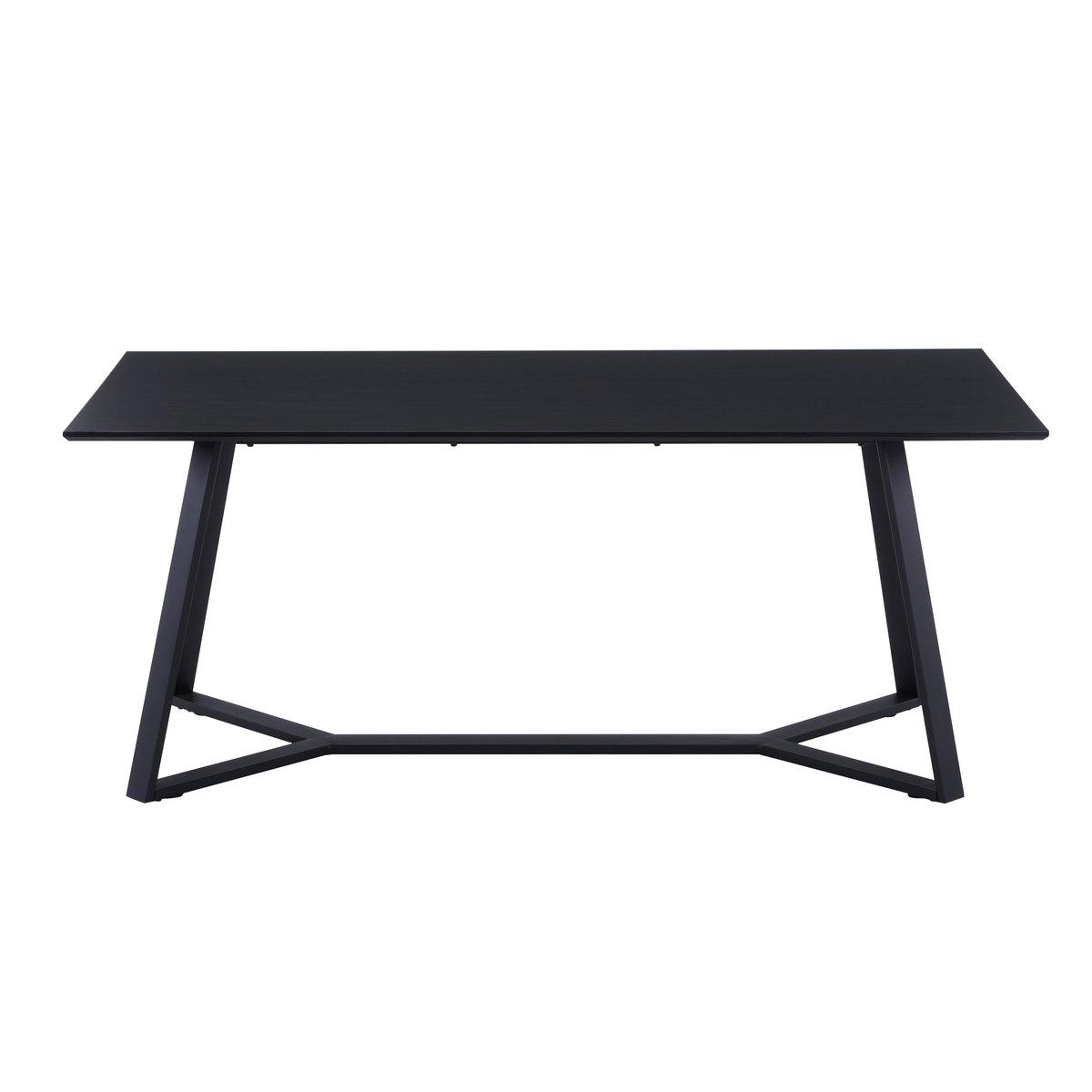 Eettafel 180x90 cm melamine MDF metaal