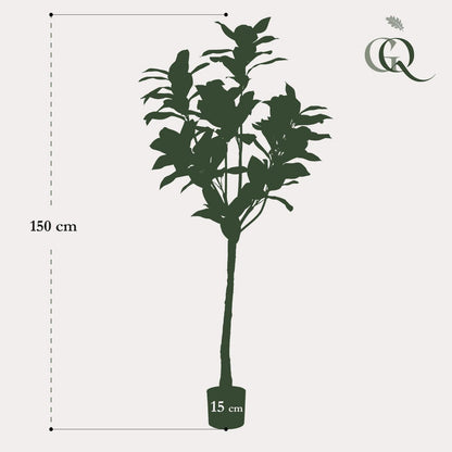 Kunstplant Magnolia Grandiflora 150 cm