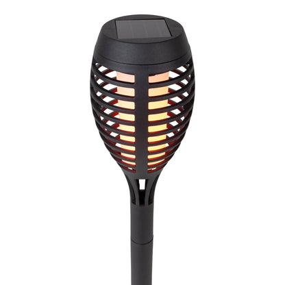 Tuinspots LED 5 stuks 45 cm grijs plastic