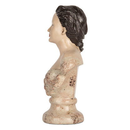 Decoration Figurine Woman 12x8x20 cm Beige Plastic