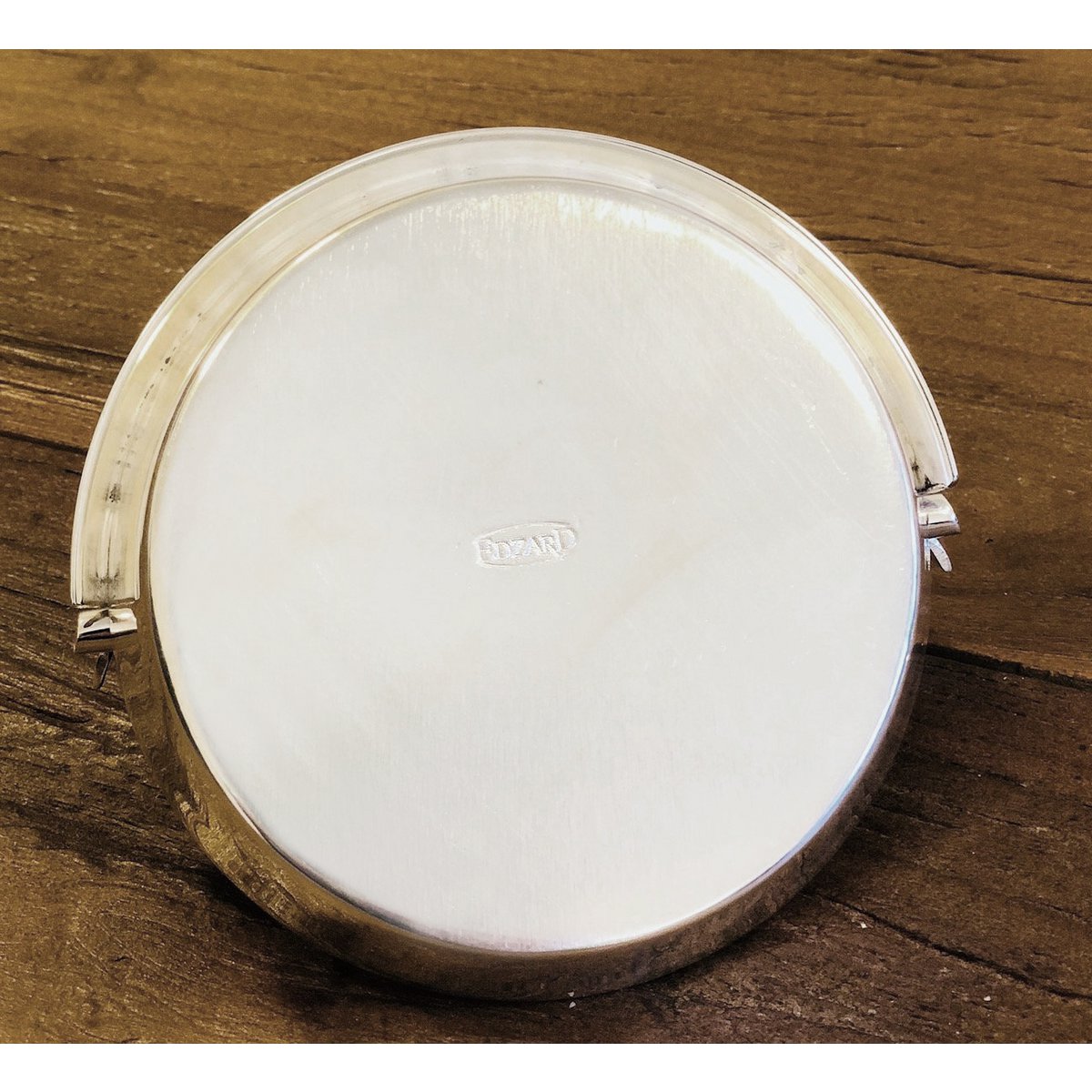 Asbak opvouwbaar verzilverd 10 cm