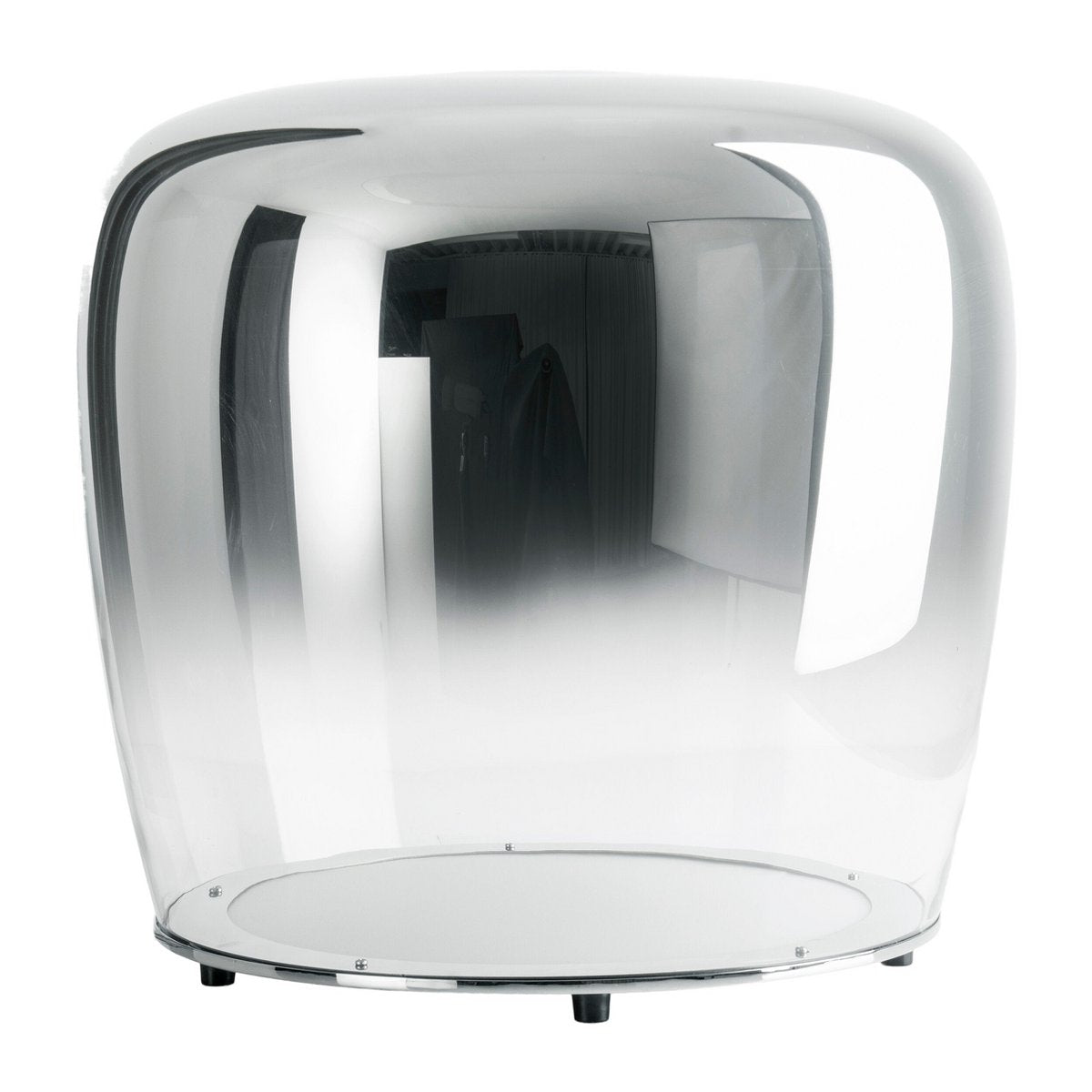 Tafellamp LED Smoky Ø 43 cm metallisch glas
