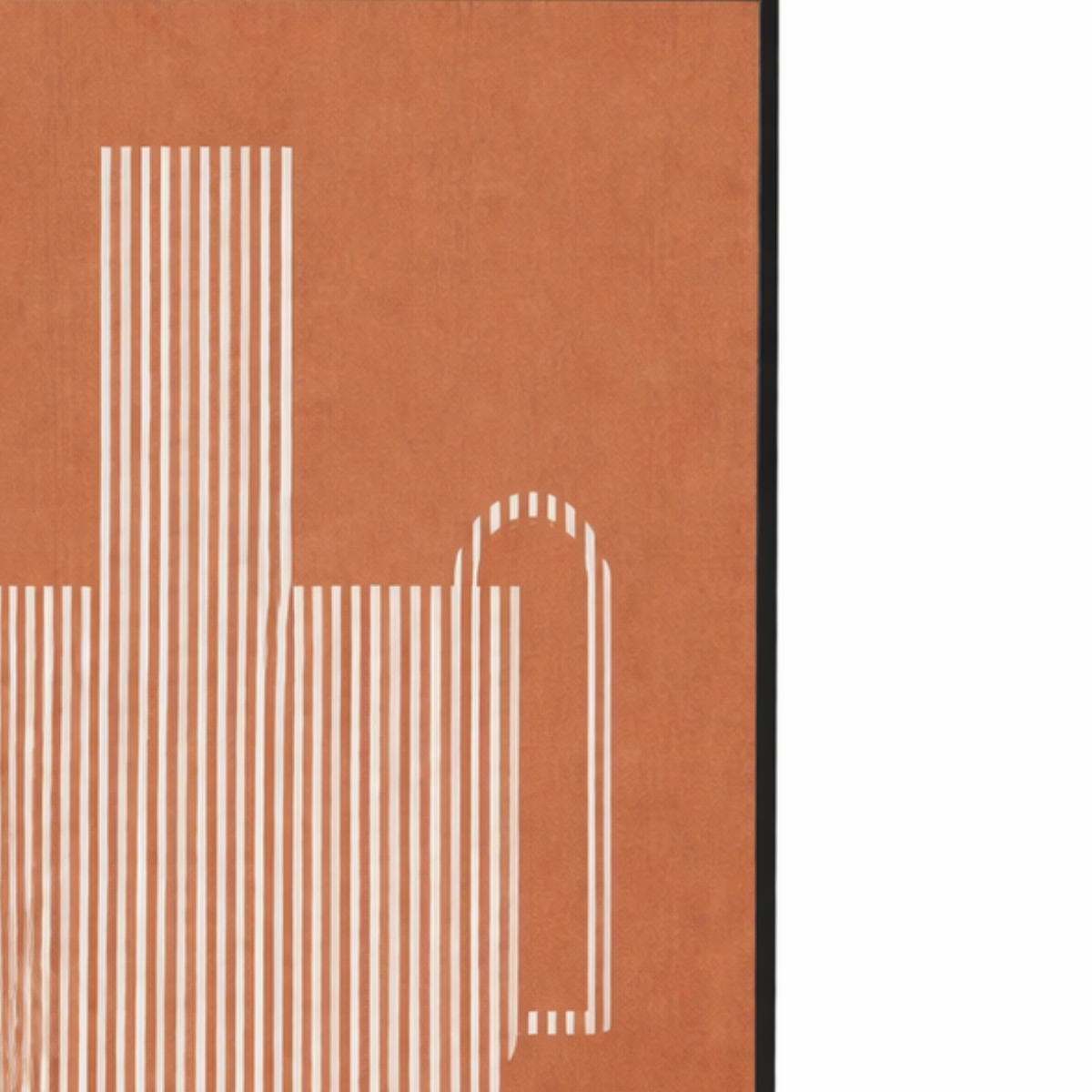 Wanddecoratie 90x60x3 cm donkerbruin