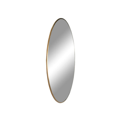 Wandspiegel Ø40 cm messinglook staal