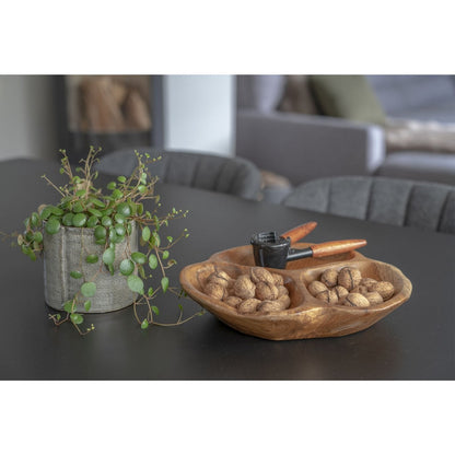 Nola kom teak Ø30x5 cm